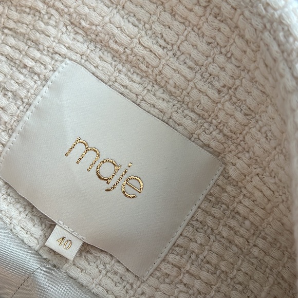 Maje belt tweed jacket - Picture 7 of 8